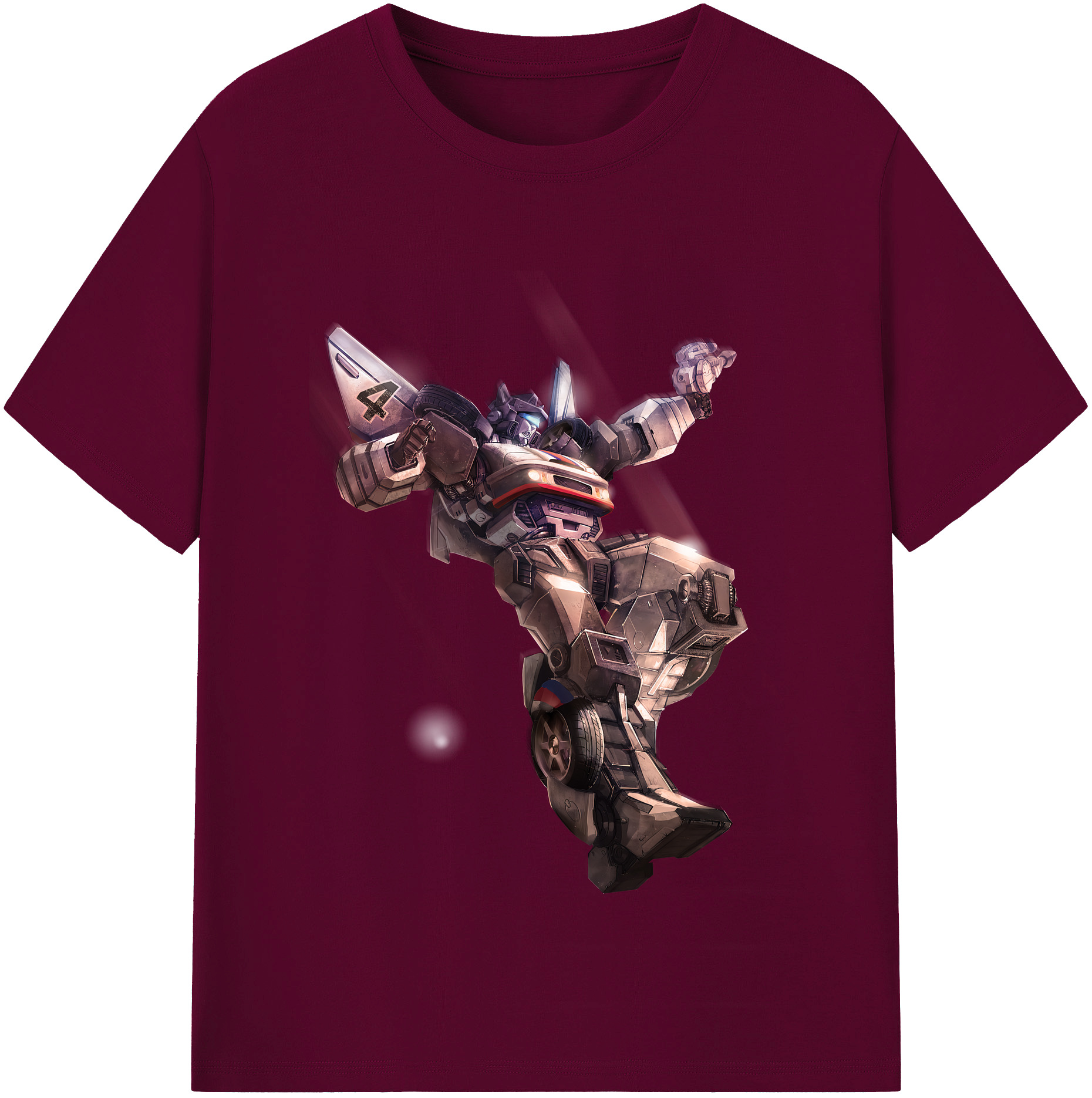 （画像用） Transformers トランスフォーマー レディースカジュアルプリントTシャツ（綿100％）